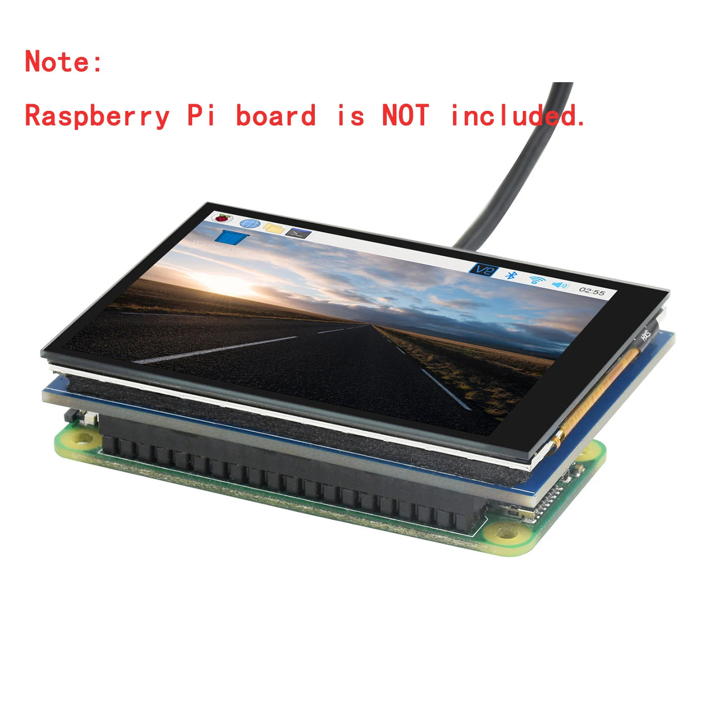 2.8inch Touch Screen for Raspberry Pi Zero 2 W 3 Model B 3B 4 5