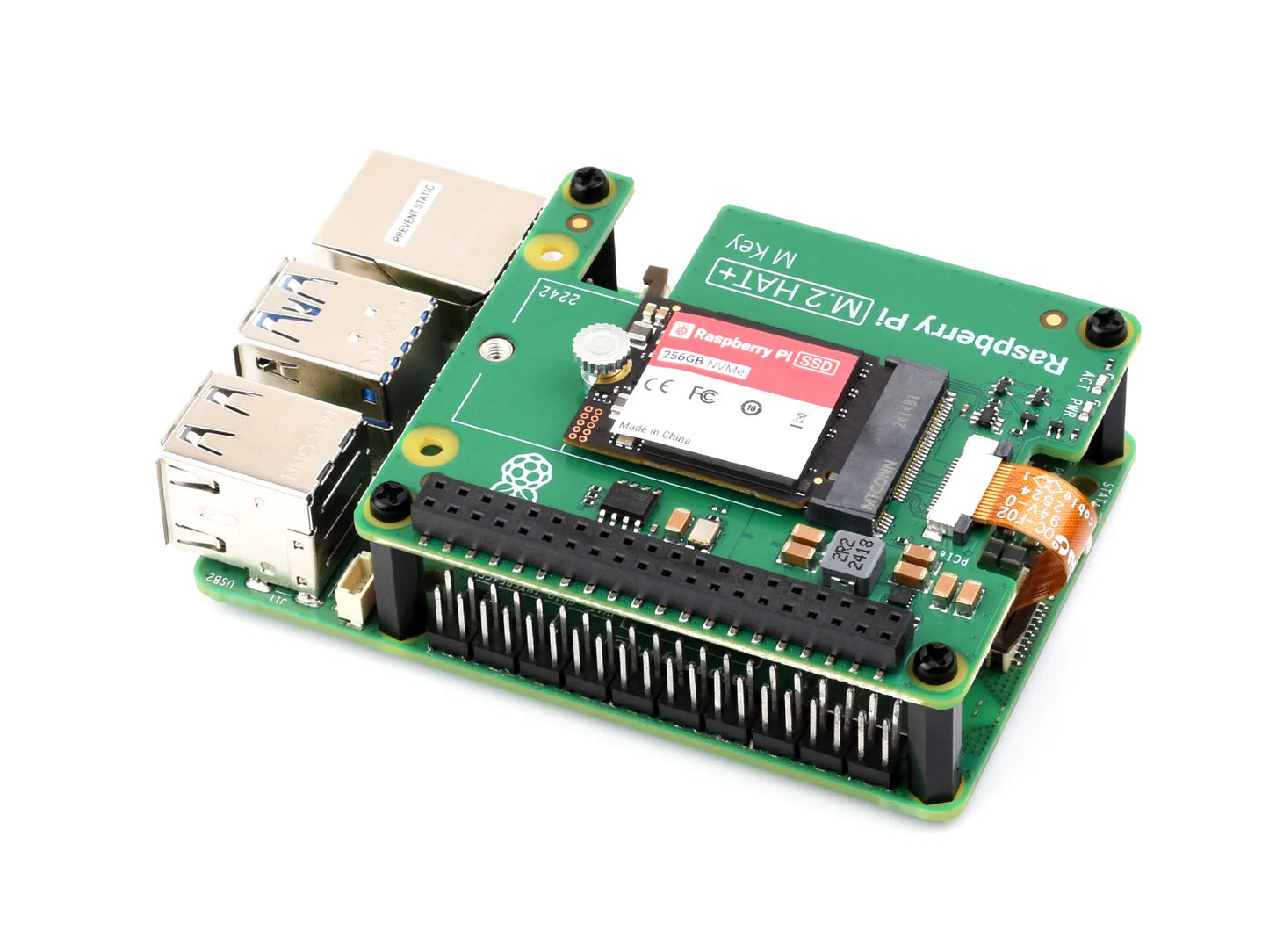 Official Raspberry Pi SSD Hat Kit